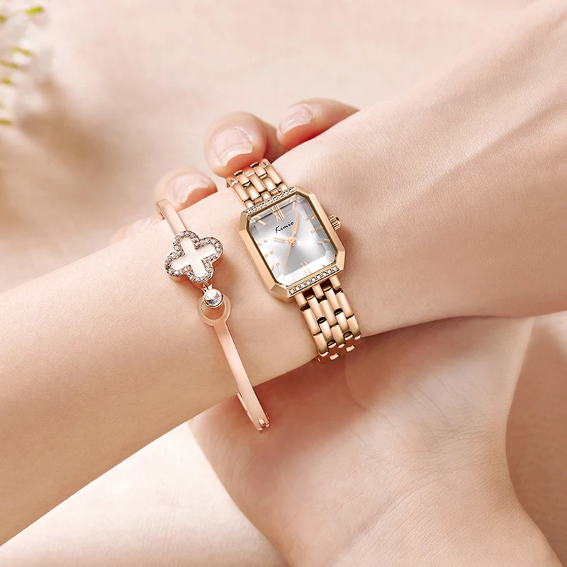 Luxury Band Alloy Watch Ladies Custom logo Watches Women Gold Wrist Watches