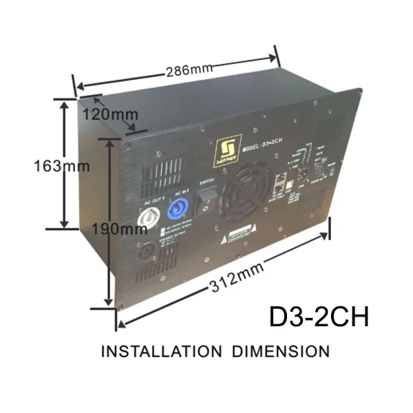 2CH Class D Speaker Power Amplifier Module DSP