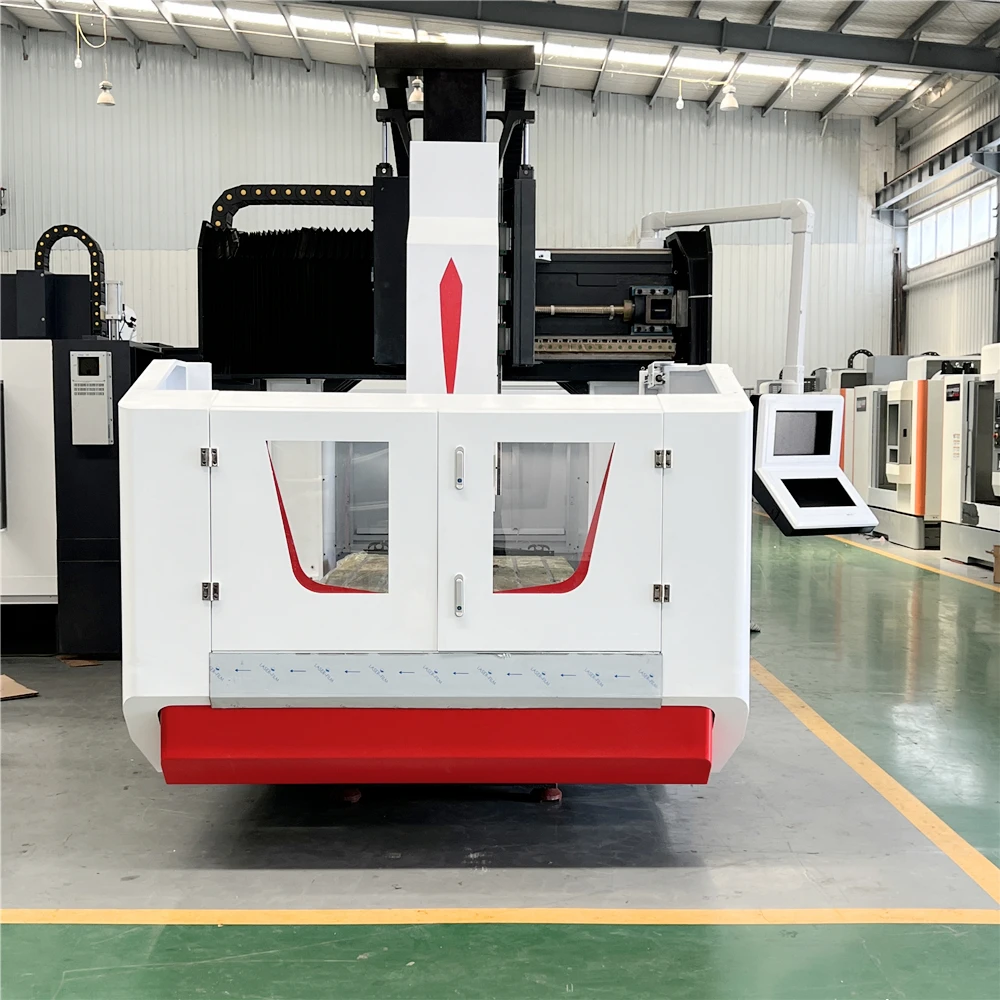 3axis Cnc Gantry Milling Machine Fanuc Controllervmc1714 Steel Cutting ...