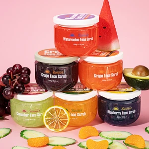 Wholesale OEM Custom Package Fruit Natural Bulk Whitening Sugar Scrub Private Label Organic Body Scrub