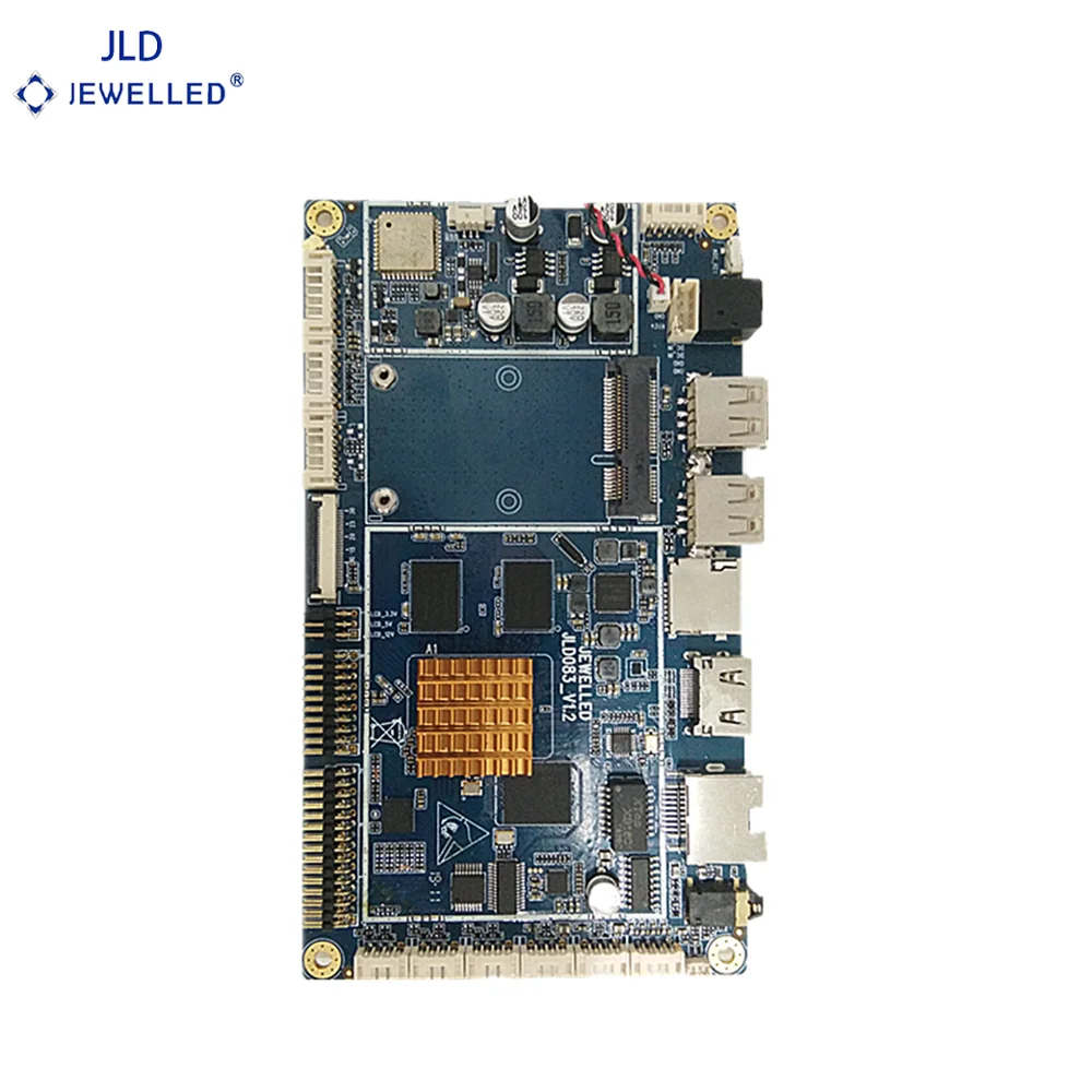 Octa  Core  RK3368 Android  Digital Signage Motherboard with DD3 1G/2G Option Support LVDS MIPI EDP Output