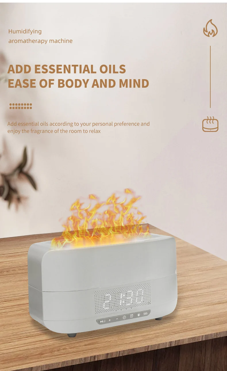 Flame Aromatherapy Flame Humidifier Simulates Fire Aromatherapy Machine