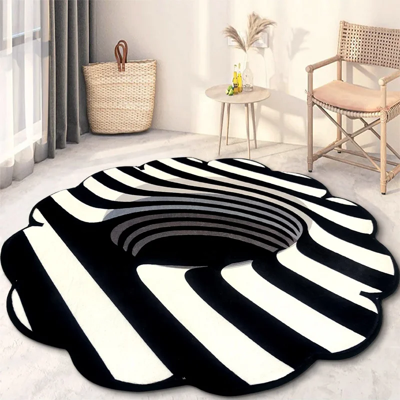 3D Vortex Carpet Living Room Carpets Funny Doormat Corridor Entry