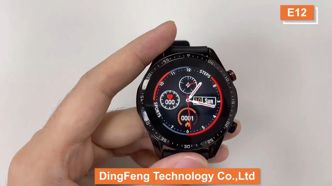 Custom Watch Face Full Touch Screen Heart Rate Monitoring Sports Smart  Watch E12 - Buy Full Touch Screen Sports Smart Watch,Custom Watch,Heart  Rate Monitor Sports Watch Product on Alibaba.com
