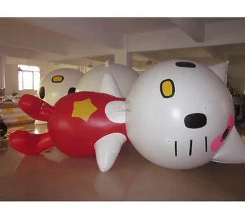 Customized Giant Inflatable Cartoon Kitty Cat Balloon for Decoration Lovely Blow up Mascot Balloons Toys
