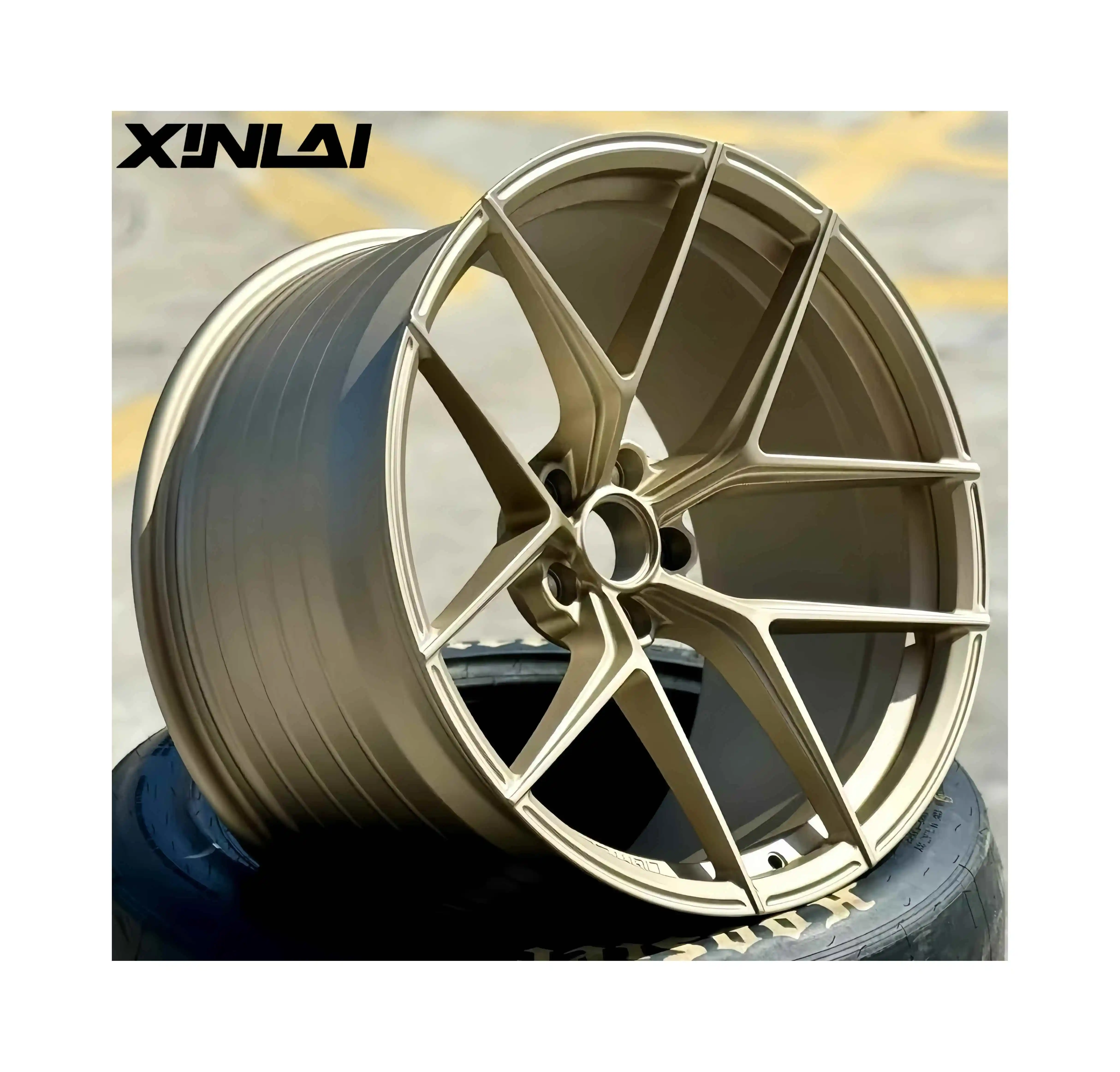 XINLAI Custom Deep Concave Forged Wheels Aluminum Alloy Material 5X120 5X114.3 5X112 18 19 20 21 22 Passenger Car Wheels - Image 2