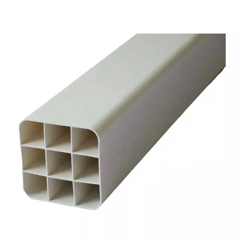 Custom Rectangular PVC Grid Pipe 150*100mm for Water Supply
