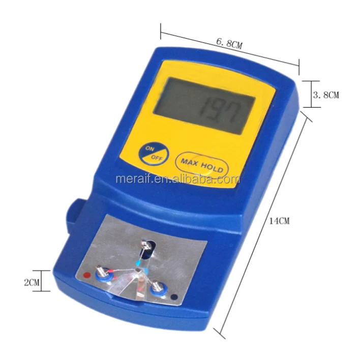 digital temperature sensor 9v power max 700 measuring range fast response high precision mini solder tip thermometer FG100