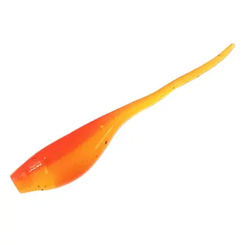 OEM High Quality 10pcs/bag 5cm 0.7g PVC Small Tadpole Lure Worm Pin Tail Soft Bait for Carp & Perch Midwater Fishing – Soft Lure – view 4
