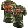 Camuflaje Negro-naranja