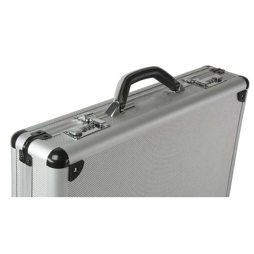 Жесткий деловой портфель с алюминиевой ручкой для путешествий