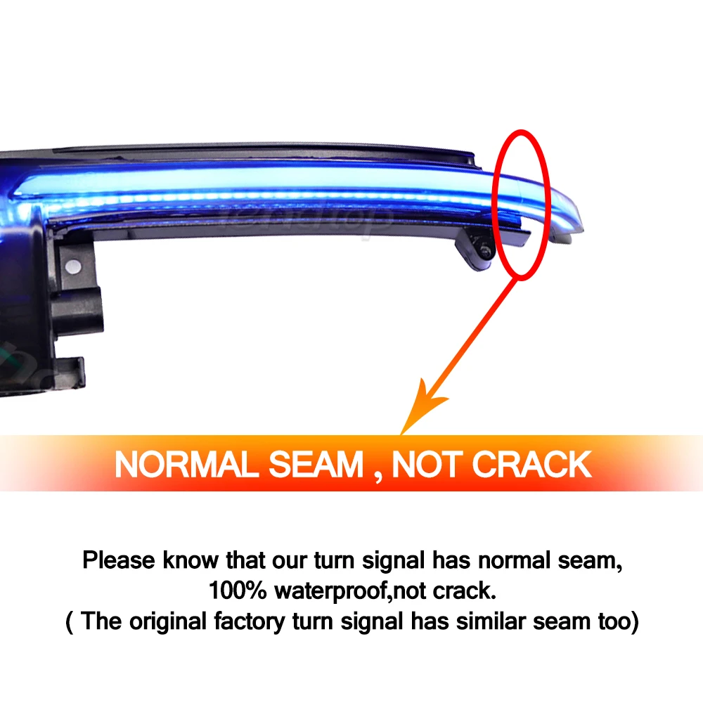 2 Options Dynamic Led Blinker Indicator Mirror Turn Signal Lights For