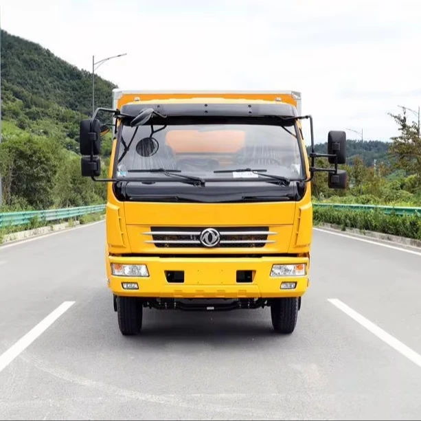 New 4x2 140 Horsepower Cargo Truck with Cummins Diesel Engine 4 Meters Vans Price