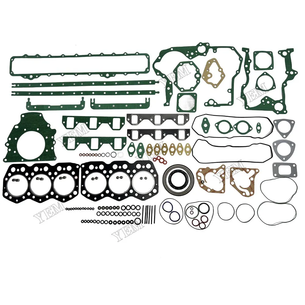 Complete Gasket Set With Head Gasket Fit for Mitsubishi S6K Original Excavator Part