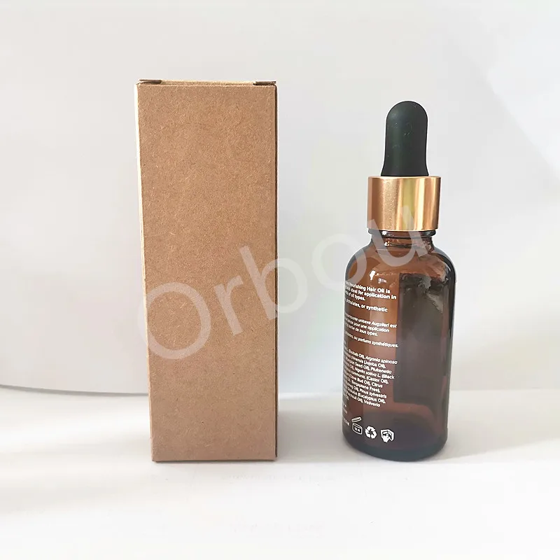 Luxury Custom Empty 5ml 10ml 30ml 50ml 60ml 100ml Perfume Beard Oil Glass Dropper Serum Bottle Attar Bottles with Packaging Box