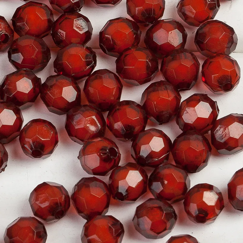 10 Grandi Perline Rotonde Da 14 Mm In Resina Acrilica Blu - Foto 3