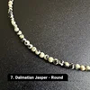 7. Dalmatian Jasper - Round