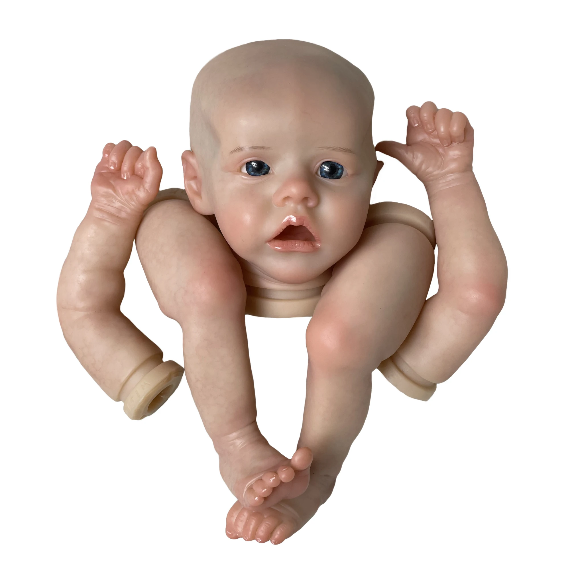 Træde tilbage barbering sladre Wholesale Open Eyes Twins Reborn Doll Kits 40CM Soft Vinyl Silicone Bebe  Reborn Realistic Painted Unfinished Reborn Doll Parts Kit From m.alibaba.com