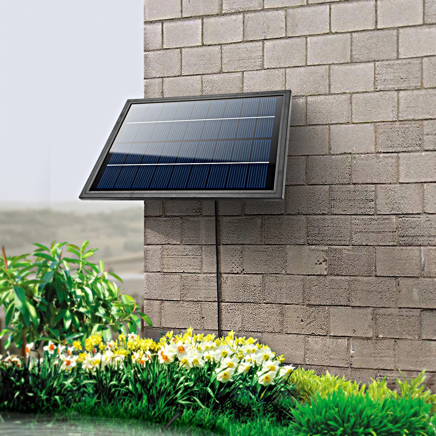 Remote Control Solar Mini Fountain Kit Garden Backyard Outdoor Landscape  Atmospheres Multiple Color Smart Water Pump