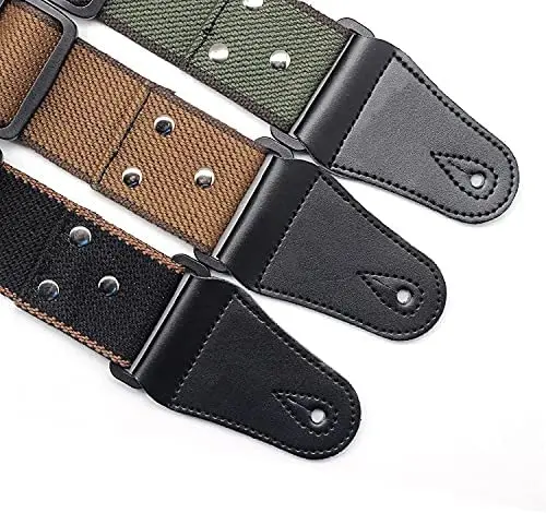 Custom Adjustable Pure Cotton Electric Guitar Strap Belt For Acoustic ...