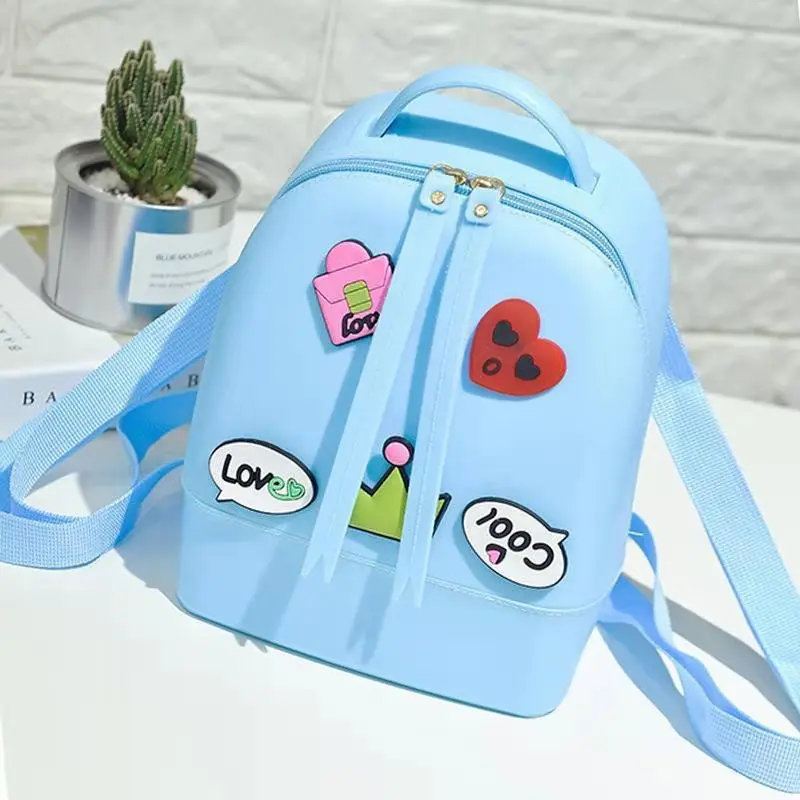 Oem Custom Logo Packs School Bags Backpack Cute Bag Mini Designer Carton Themed Small Back Pack Silicone for Kid