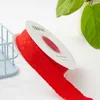 2.5mm red polka dot wavy edge [10 yards]