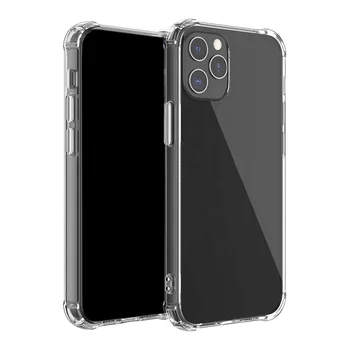 Wholesale Transparent Clear Soft TPU Shockproof Phone Case for iPhone 13 12 X Xs Max XR 11 8 7 Pro Case