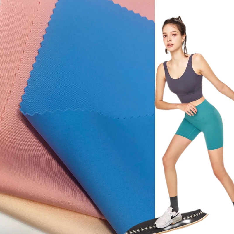 Four Way Stretch Interlock Lululemon Nylon Spandex Sportswear Fabric