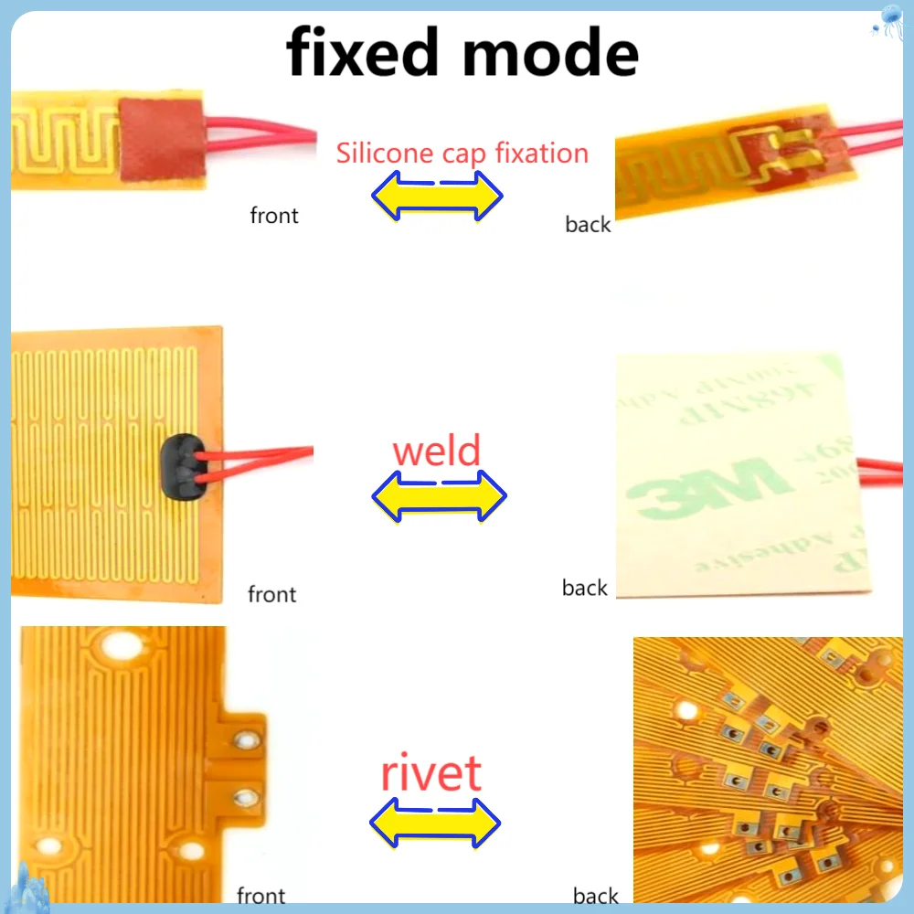 Customizable Flexible Polyimide Heater Beauty Instrument Export Korea Special Electric Heat Film Battery Heater Made Silicone