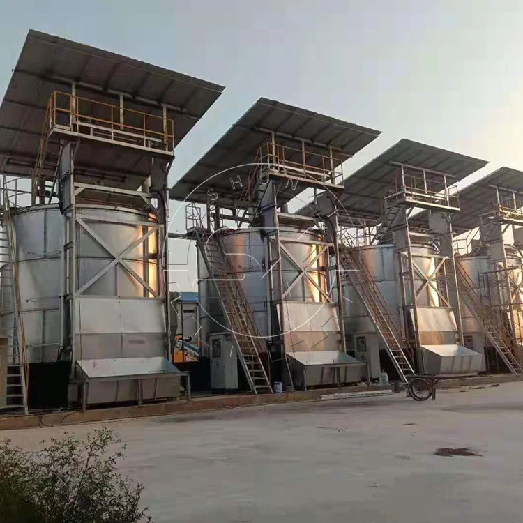 Closed Composter Reactor Composting Machine Manure Fermentation Tank Farm Machine