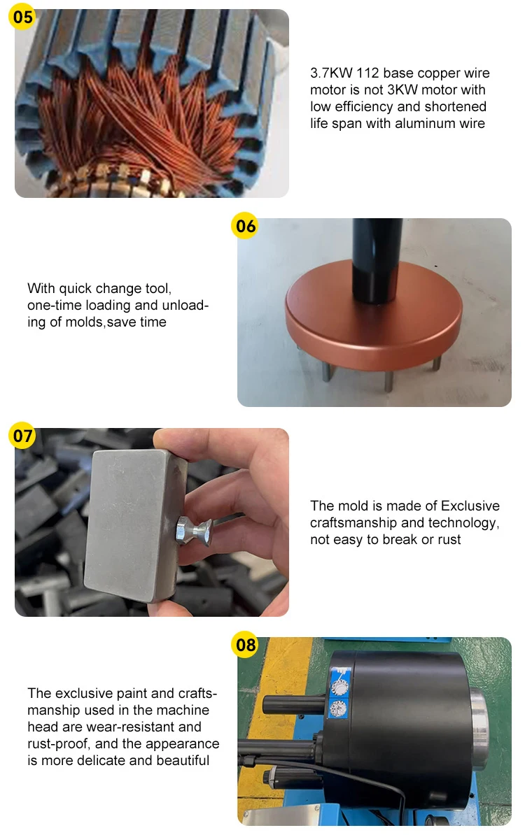 P20 1/4-2'' Inch Pipe Press P32 Assembly High Pressure Hydraulic Hose Crimping Machine