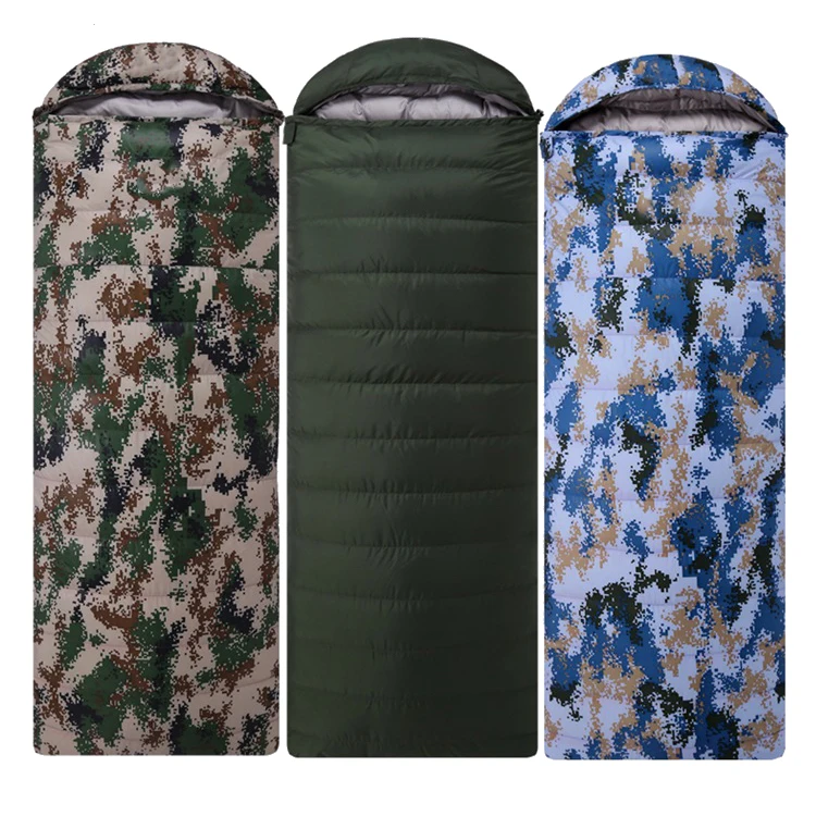Custom Winter Outdoor Camping Hiking Bivy Sack Sleeping Bag Down Army