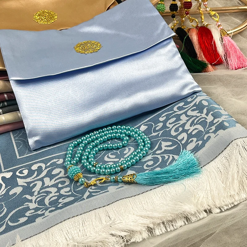 Turkish Prayer Mat Gift Set Portable Muslim Rug Buy Muslim a Prayer Mat Travel Turkish Portable Carpet Muslim Prayer Mat