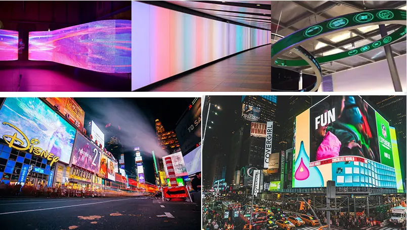 Eagerled Customized Flexible LED Panels - Full Color Video Wall