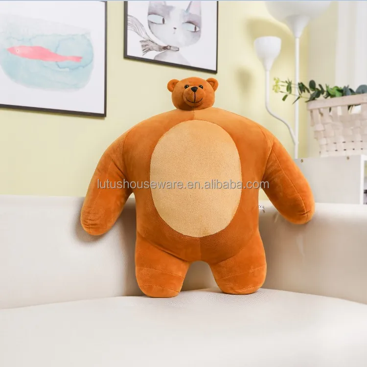 fat teddy bear small head