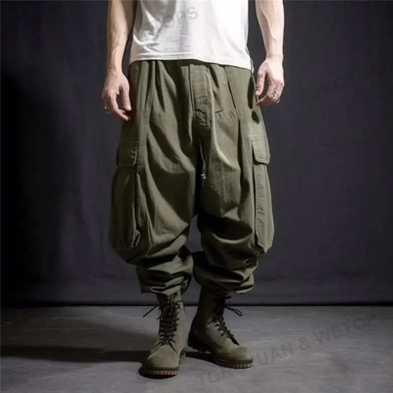 Plus Size Men's Casual Pants Parachute Pants Men Loose Fit - Temu  Philippines