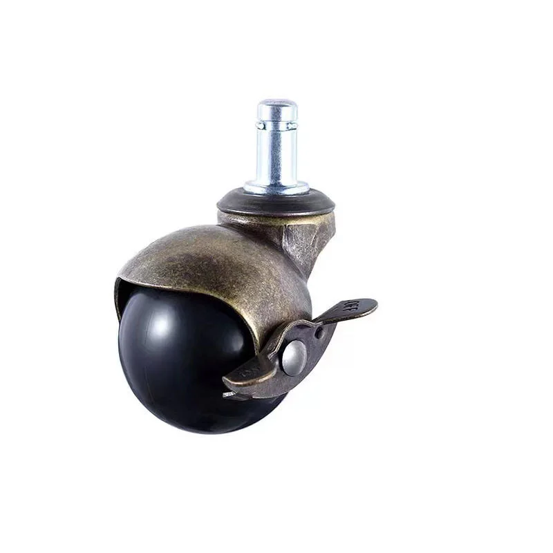 Custom 1inch 2inch Electroplate Antique Brass Metal Furniture Sofa Ball