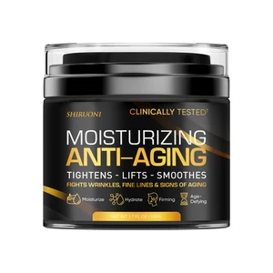 Private Label Men's Cream Long Lasting Smooth Hydrates Moisturizer Nourishes Firming Skin Hyaluronic Acid Vitamin E  Face Cream