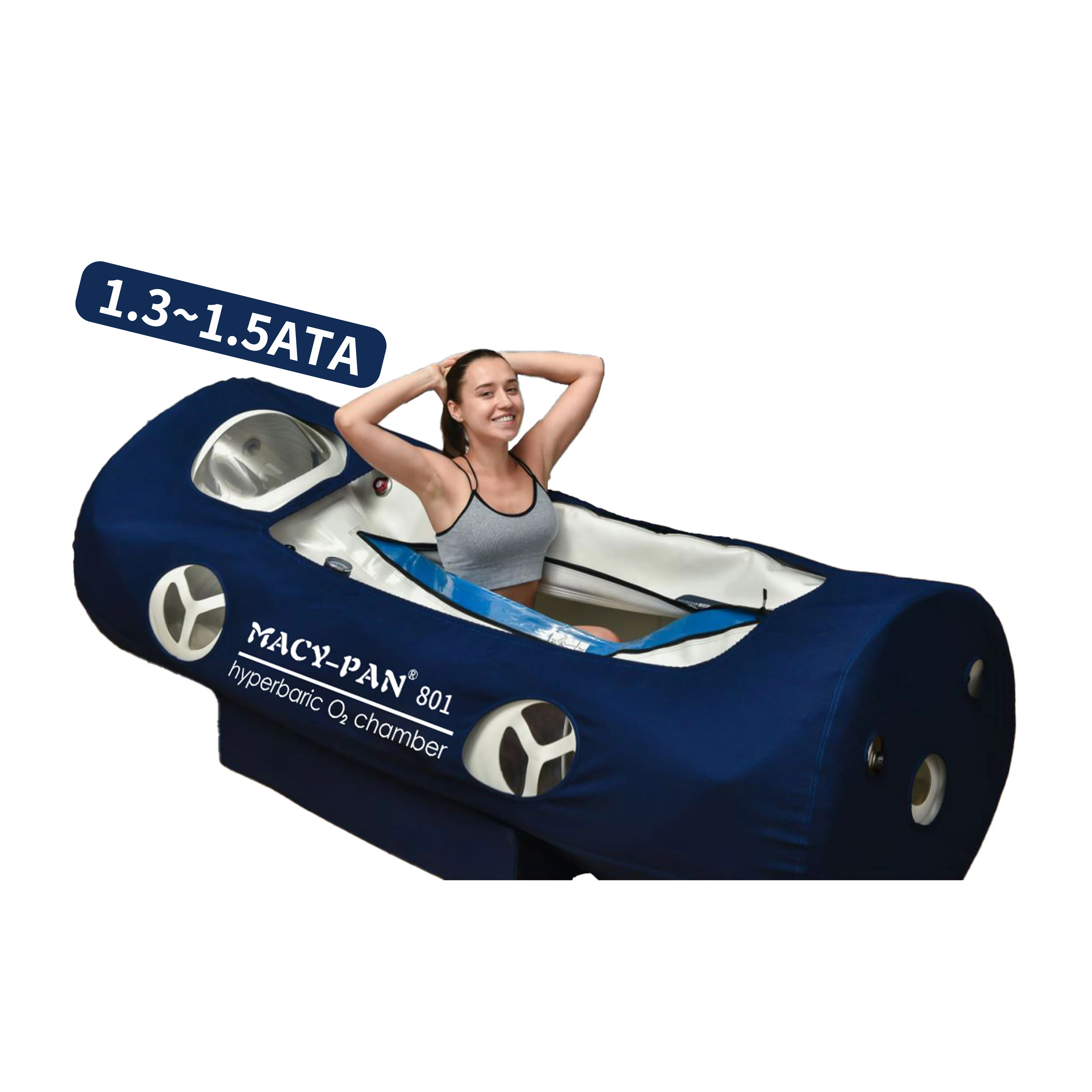 Macy-Pan ST801 Hyperbaric Chamber Portable 1.3/1.4/1.5ATA Home Use Cheap Hyperbaric Oxygen Chamber Therapy with CN Plugs