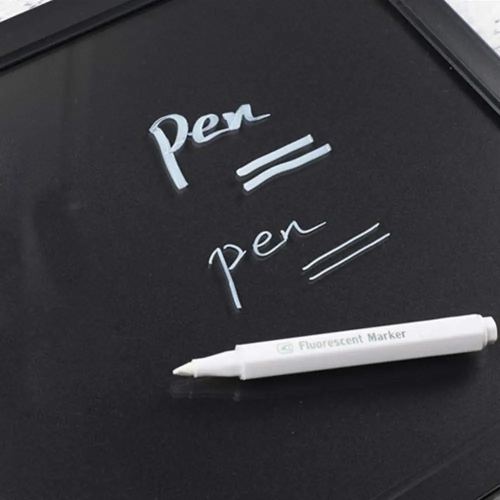 Цветные флуоресцентные Меловые маркеры журнал планировщик цветные стираемые светодиодная ручка для рисования