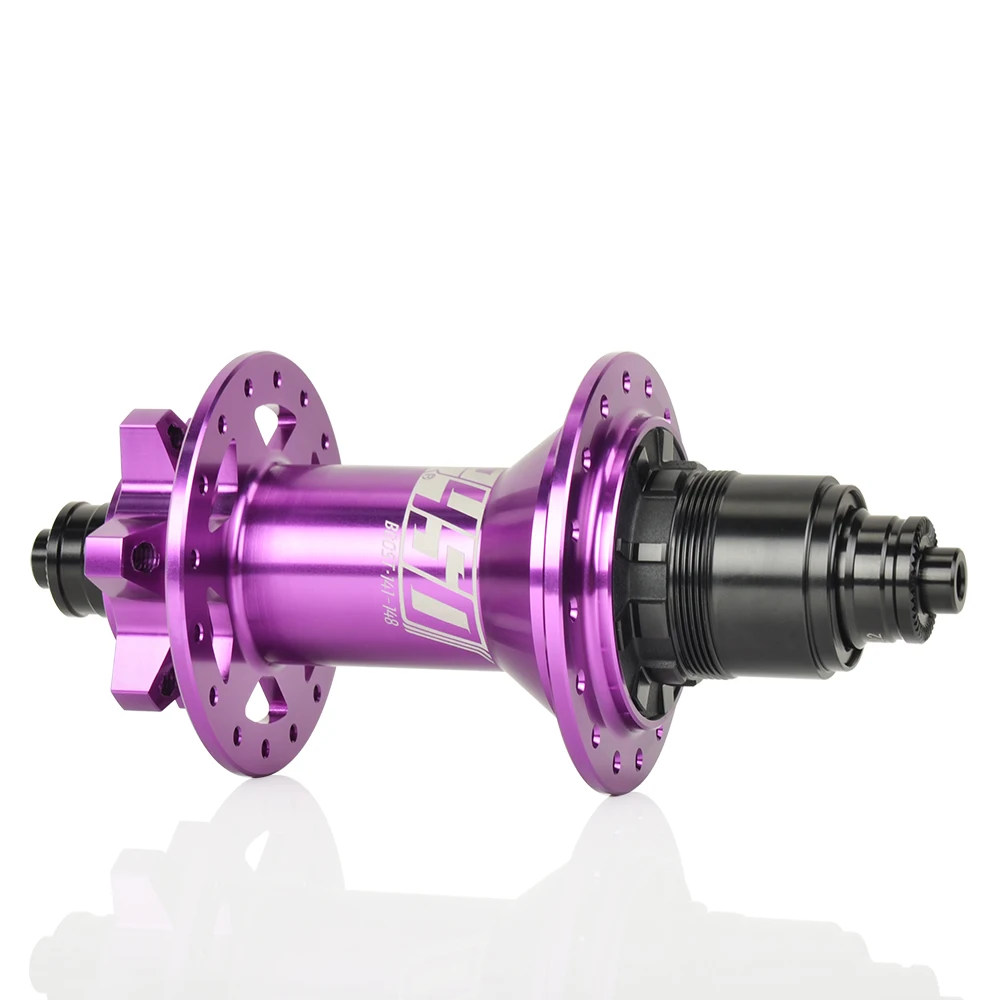 Koozer 450 Rear Hub 120 Clicks, 28H, Cr-Mo Steel Axle, HG/MS/XD
