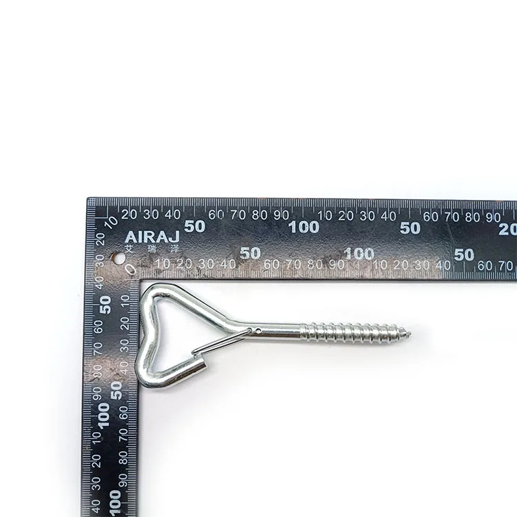 Screw Hooks for Indoor Outdoor String Lights Safety Buckle Design Q Hanger Hooks Wall Cabinet Ceiling Hanger Hooks