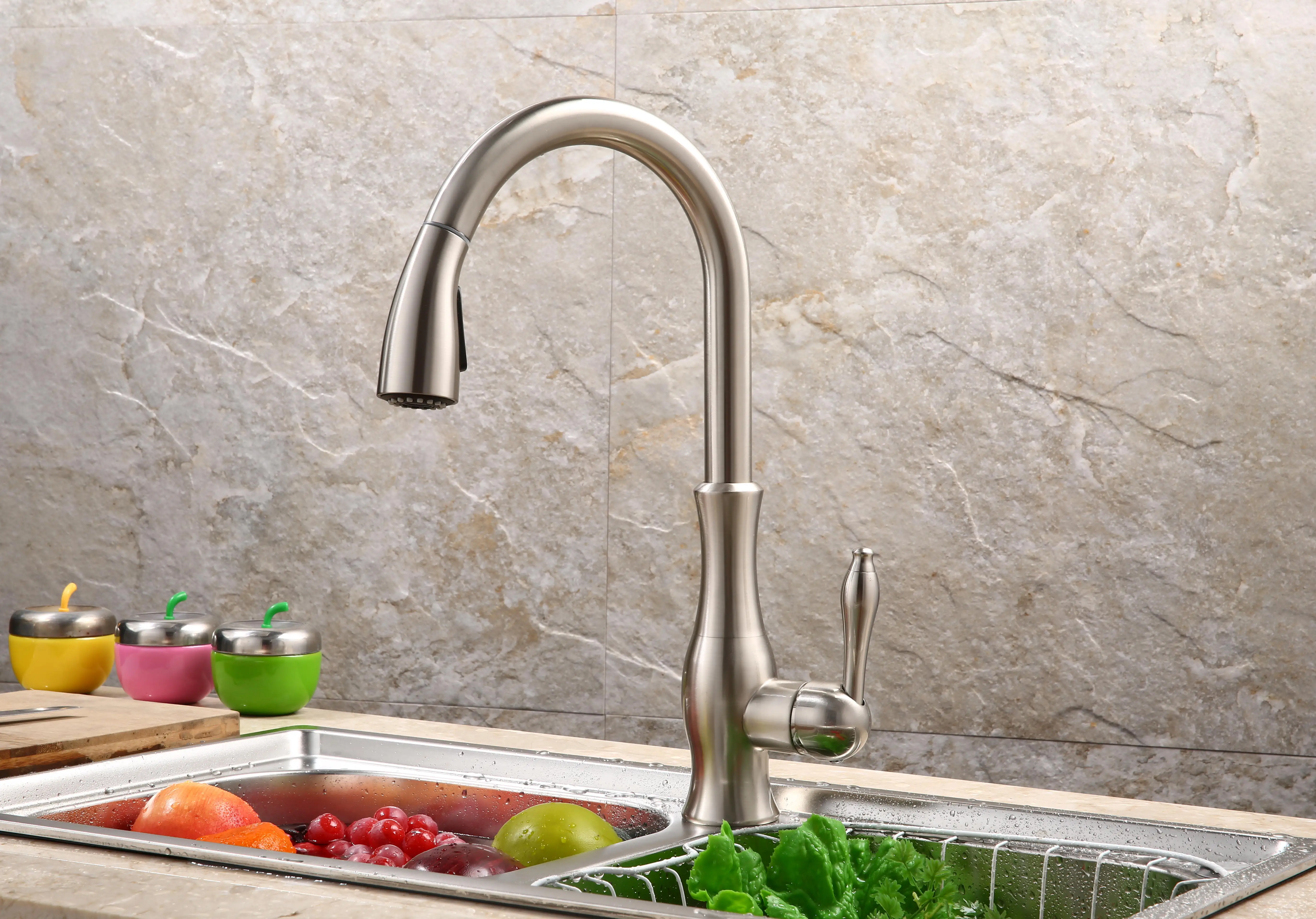 Commercial Kitchen Faucets Gold Pull Out Kitchen Sink Faucets With Pull