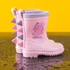 Stivali da pioggia Xiaobao rosa con drago