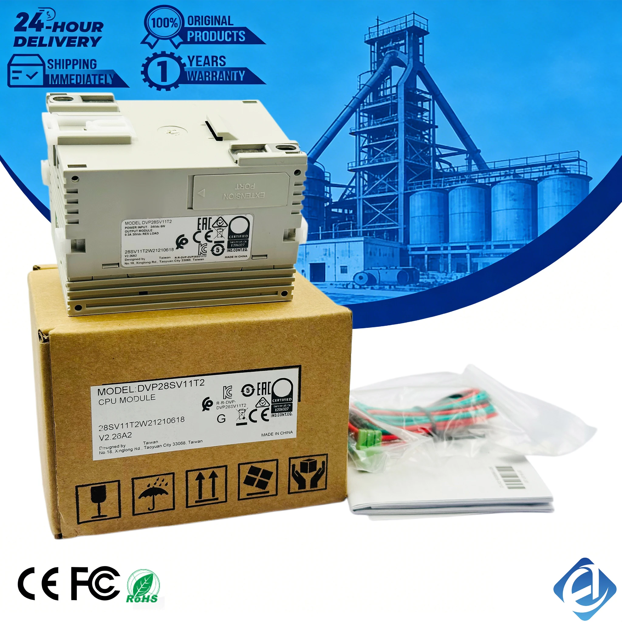New Original DVP12SA211T Dvp12sa211t CPU Module Stock in Warehouse