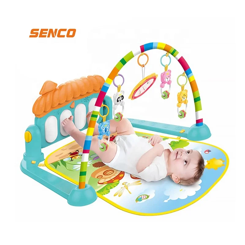 Оптовая продажа музыкальных погремушек игрушек для активного отдыха детский тренажерный зал игровой коврик младенцев