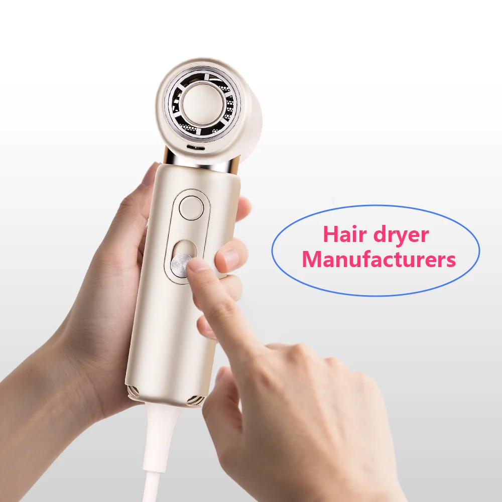 Private Model Small High Speed Hair Dryer ≥5 Million/m³ Plasma 4 Heat Settings Lightweight Mini Hair Blow Dryer