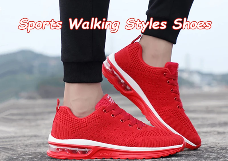 Zapatillas Mesh Breathable Running Sneakers Walking Style Shoes Men