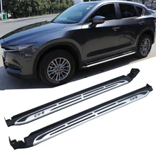 Car Protection Accessories para Mazda Cx5 Side Steps Bars Running Boards 2017 2020