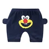 O-pp pants navy blue red nose